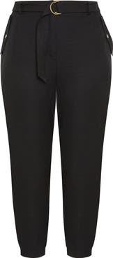 City Chic Dakota High Waist Taper Pants