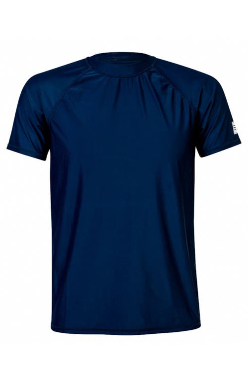 Snapper Rock Short Sleeve Rash Top In Blue