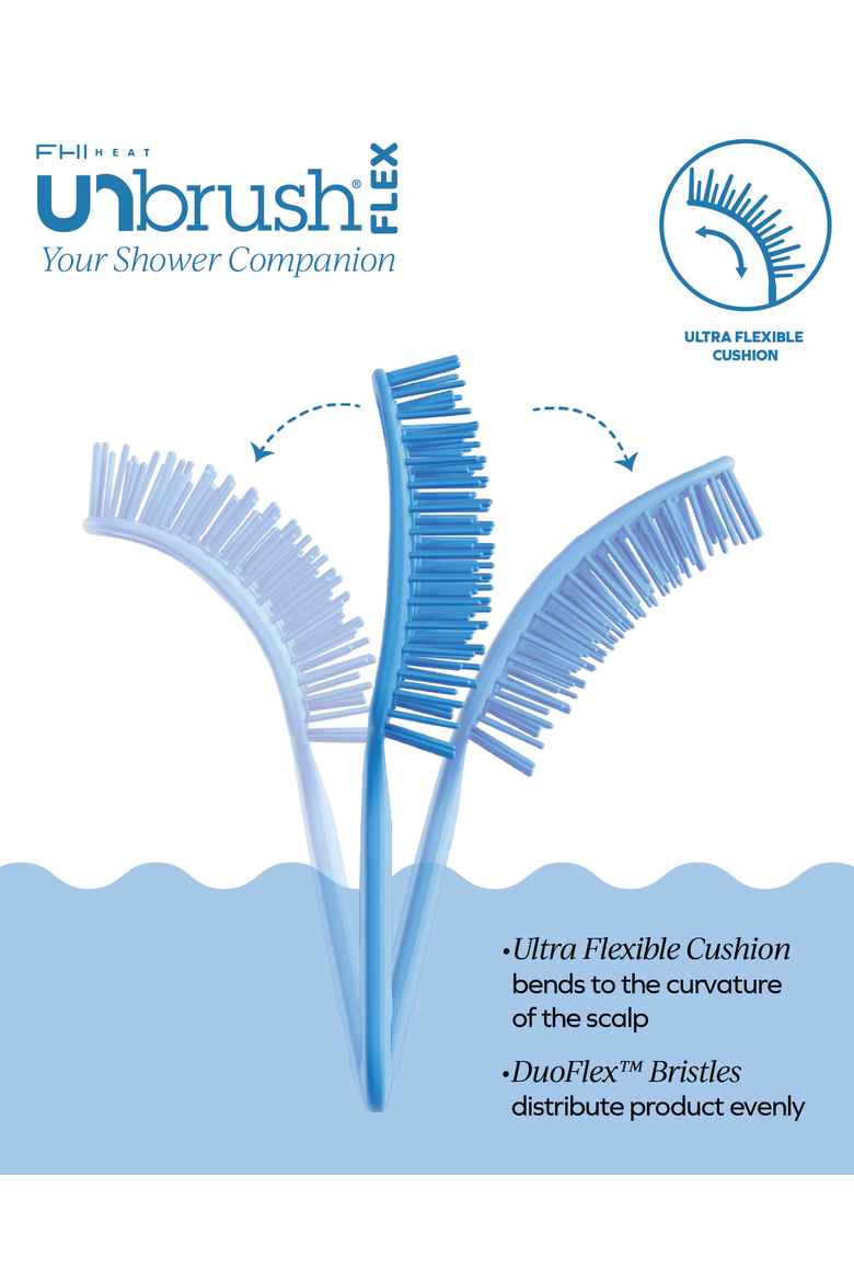 Flex Detangling Brush, Alternate, color, Blue
