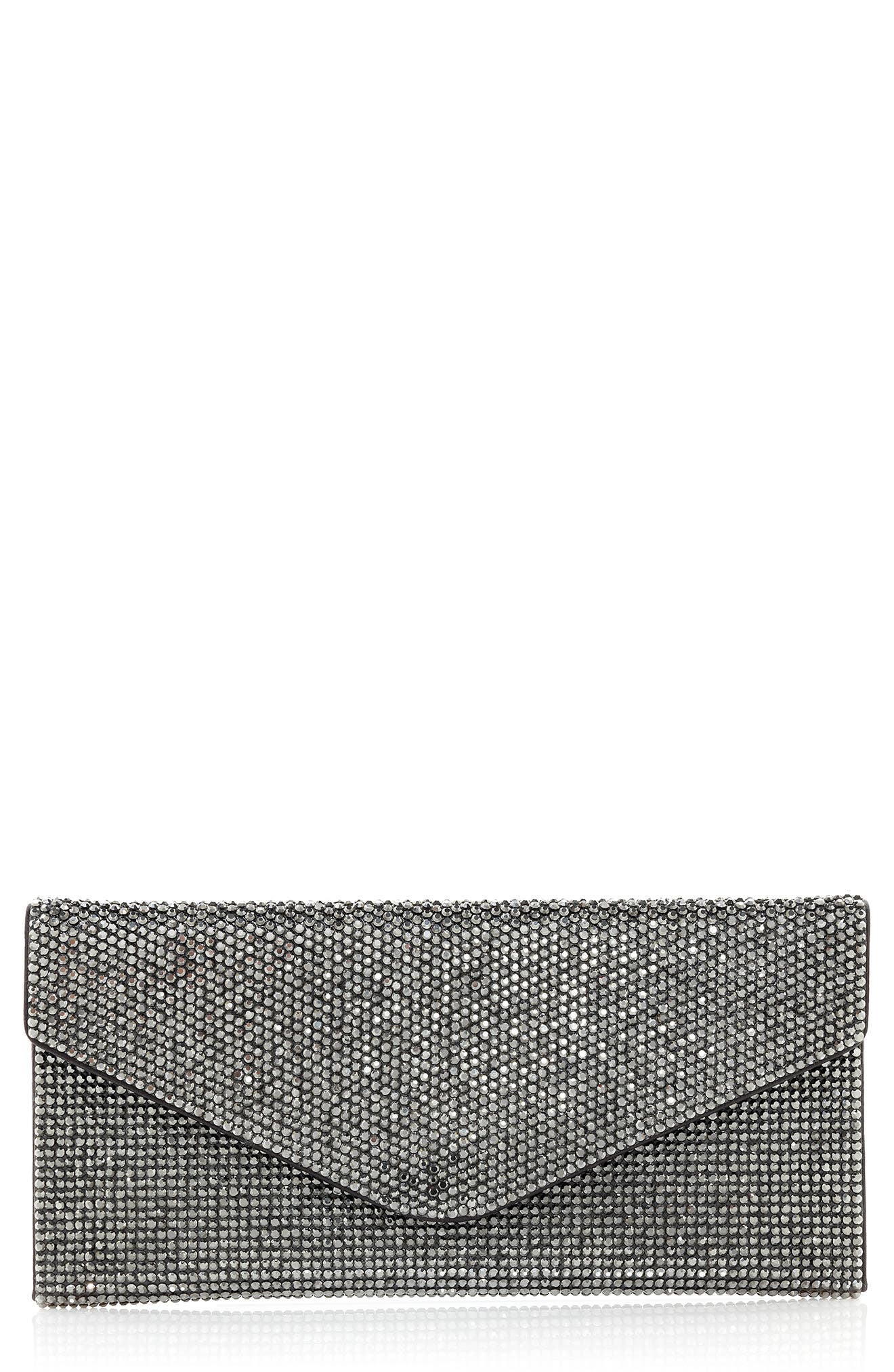 Envelope Clutch, Main, color, EBONIZED HEMATITE