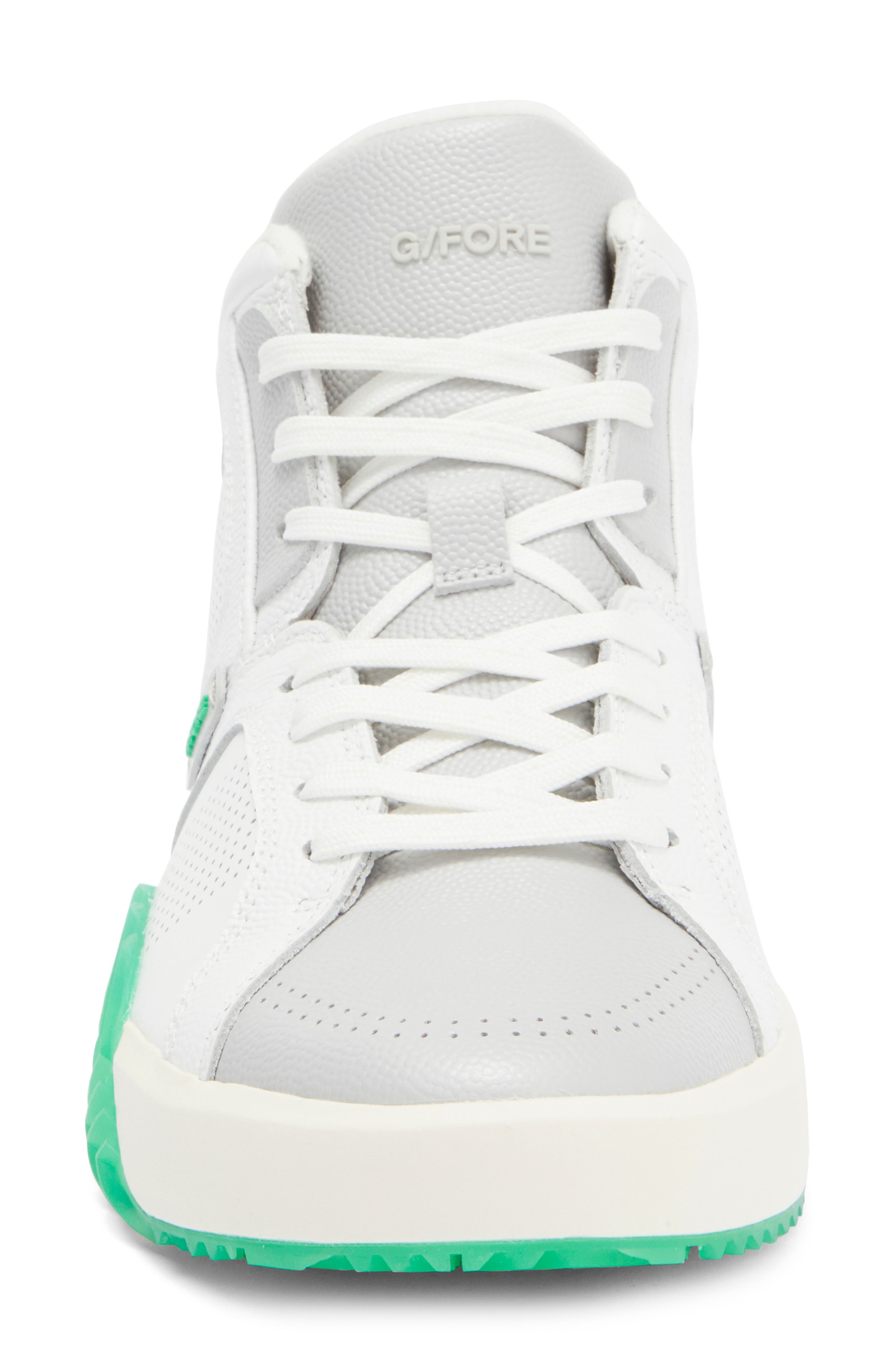 G. 112 Perforated Street Golf Shoe, Alternate, color, SNOW/ CLOVER