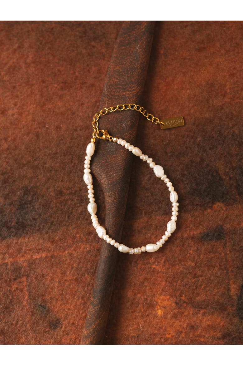 Dew Pearl Bracelet, Alternate, color, Ivory