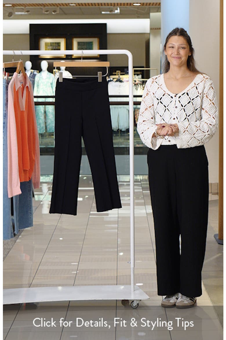 CEO Neoprene Pintuck Crop Pants video