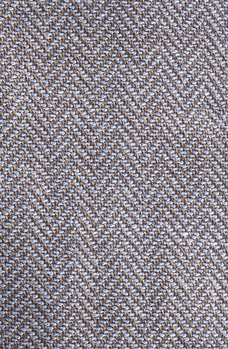 Nordstrom Henrik Trim Fit Italian Wool & Linen Blend Jacket, Alternate, color, Blue Satori Herring Textr