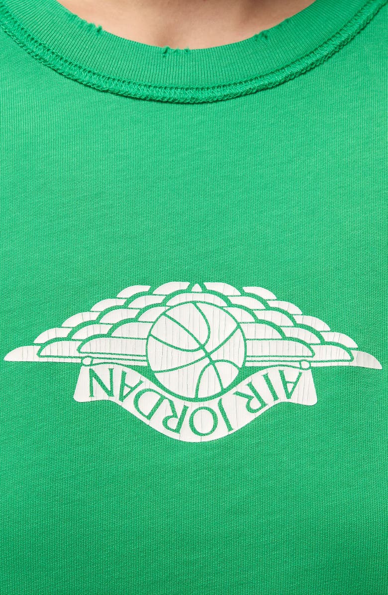 Jordan Flight Rare Air Cotton Graphic T-Shirt, Alternate, color, Stadium Green