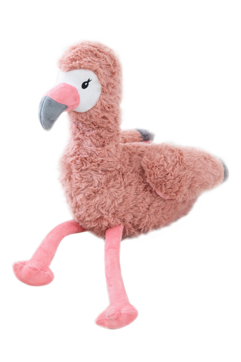 Microwavable and Weighted Plush Buddies, Main, color, Francesca the Flamingo