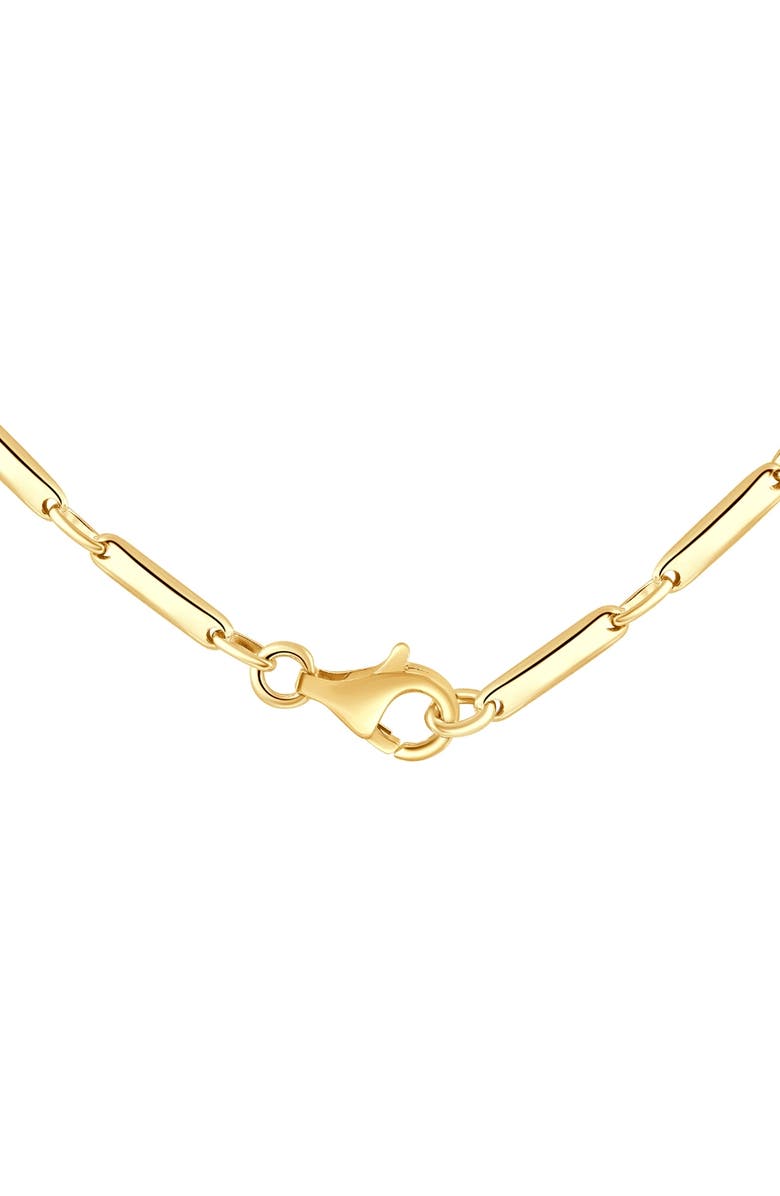 Bliss Diamond 14k Gold Women's 24" Chain Necklace 10 Grams 2.5mm Thick, Alternate, color, 14K Yellow Gold