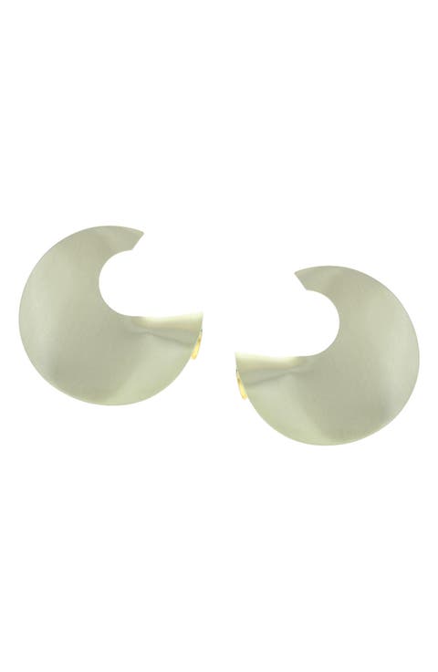 Gold-Plated Rayna Hoop Earrings