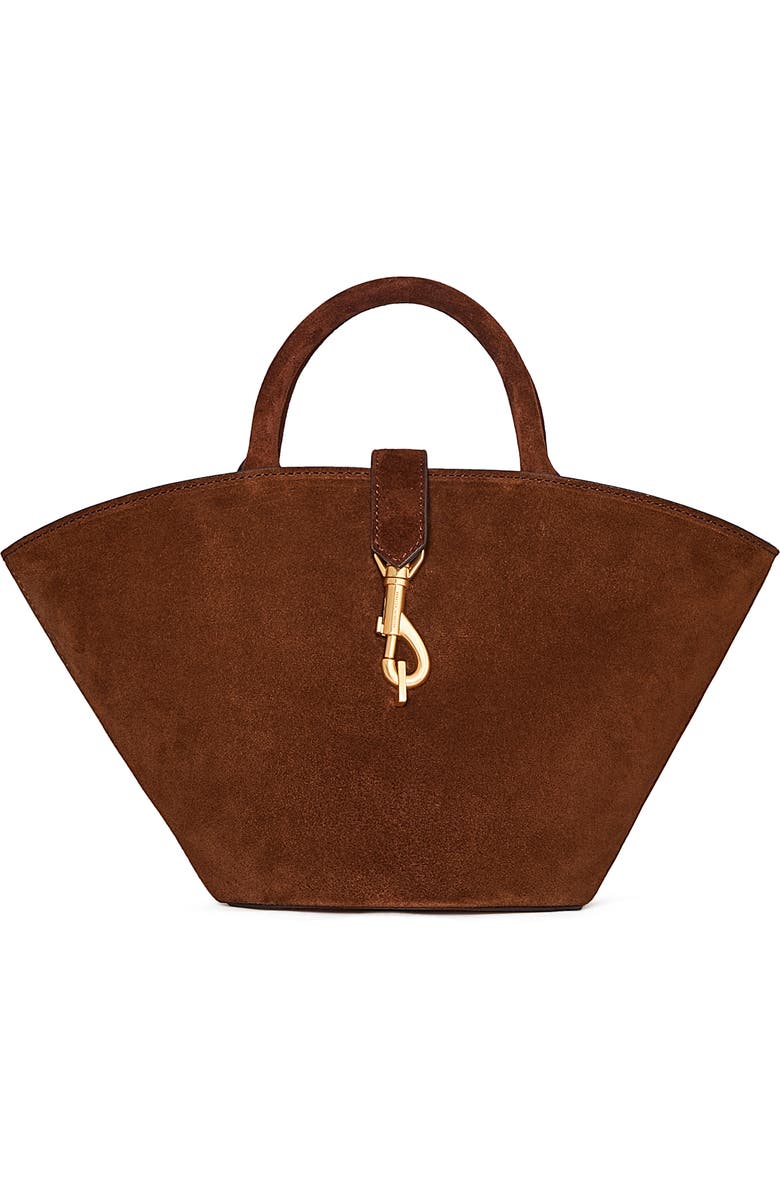 Rebecca Minkoff Mini Megan Suede Fan Tote, Main, color,