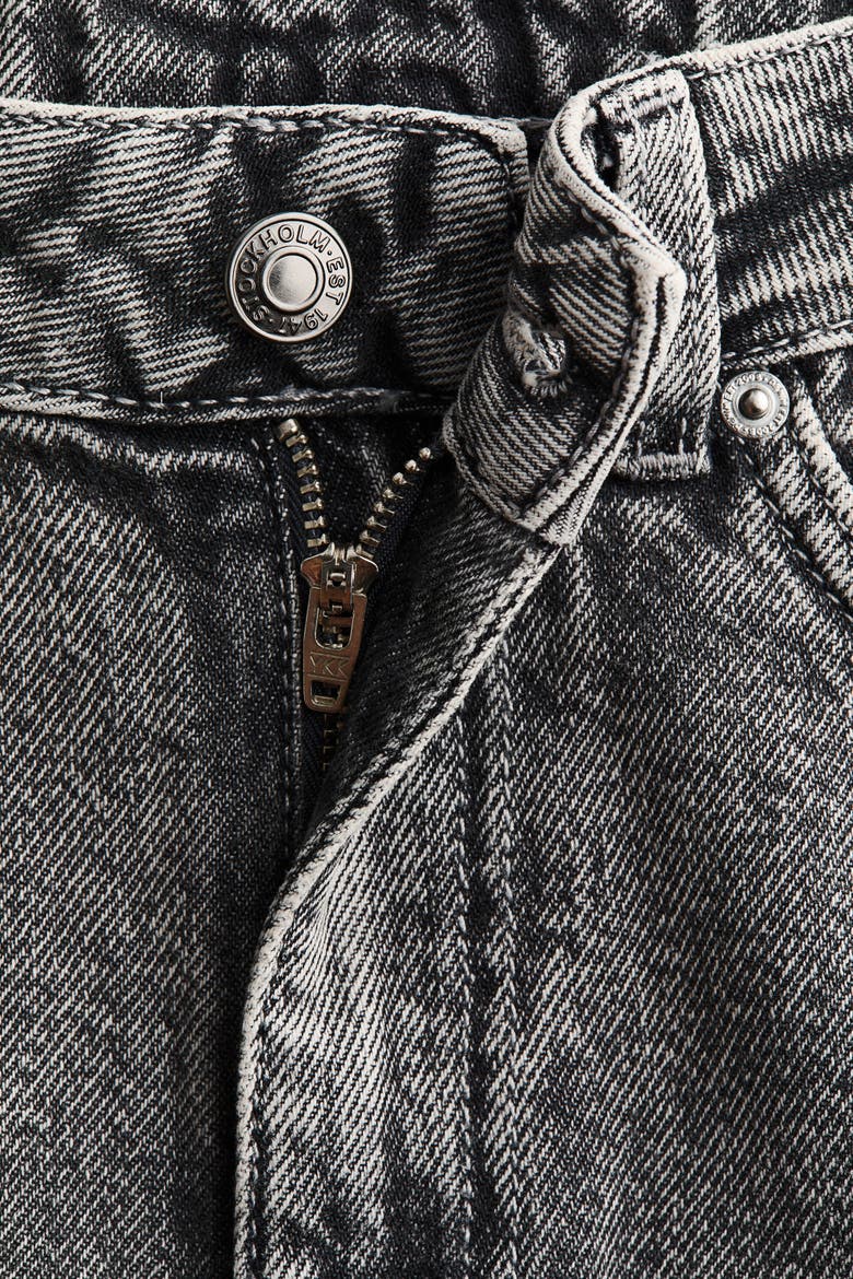 Barrel-Leg High-Waist Jeans, Alternate, color, Denim gray