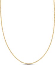 Bony Levy 14K Gold Wheat Chain Necklace