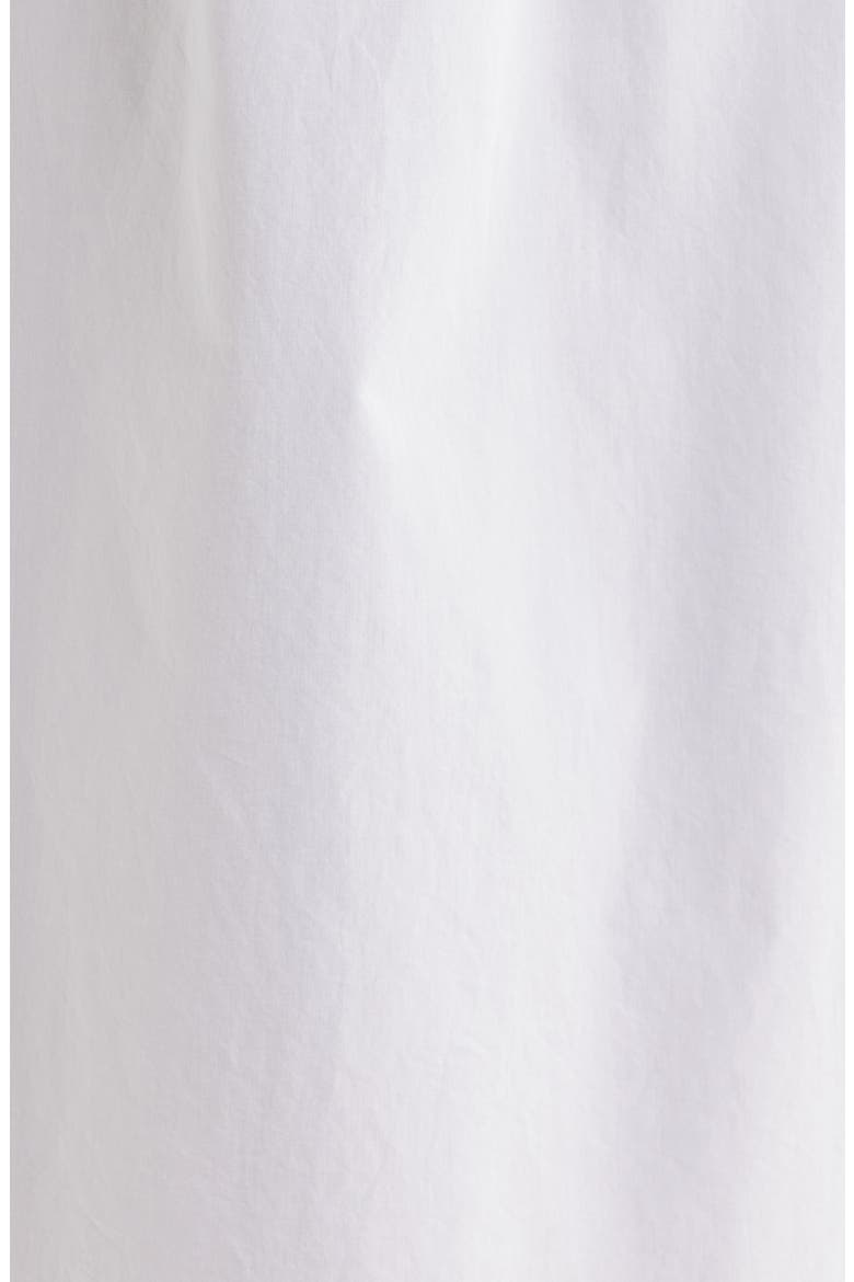 Tie Front Cotton Nightgown, Alternate, color, WHITE