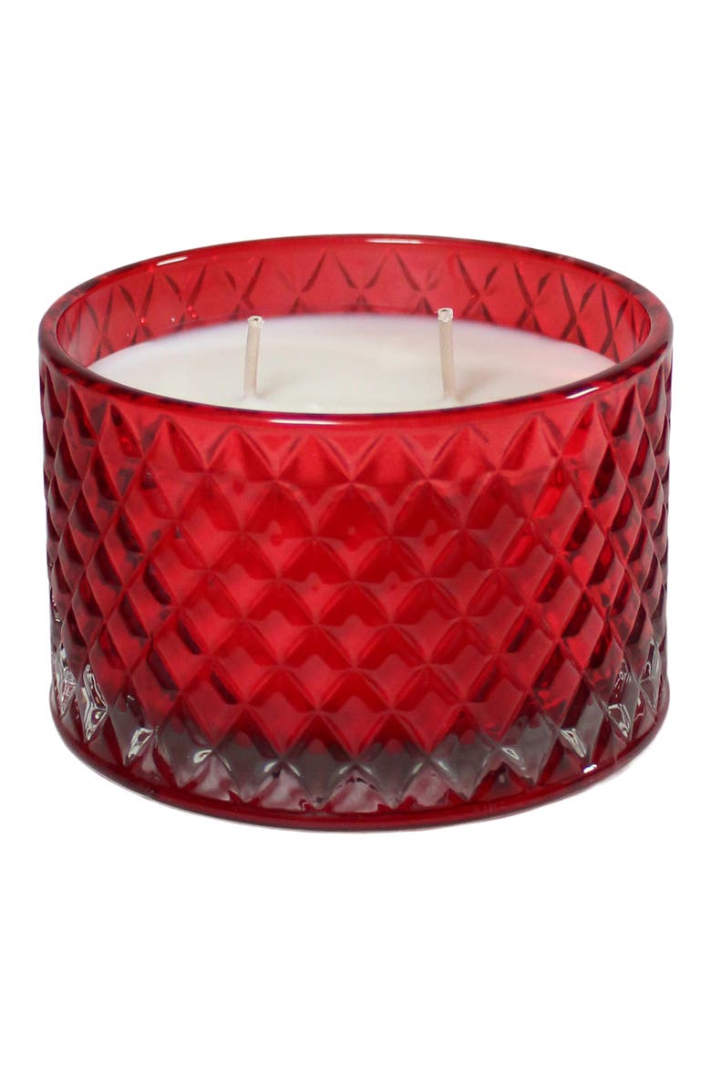 Etched Glass Candle, Alternate, color, CHRISTMAS MORNING