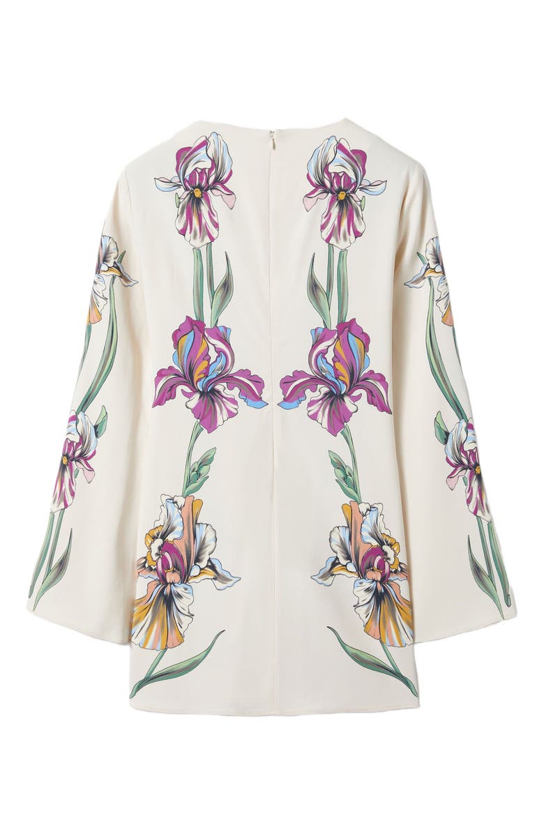 La DoubleJ Mini Supremes Swing Dress Iris Placée Ivory, Alternate, color, 