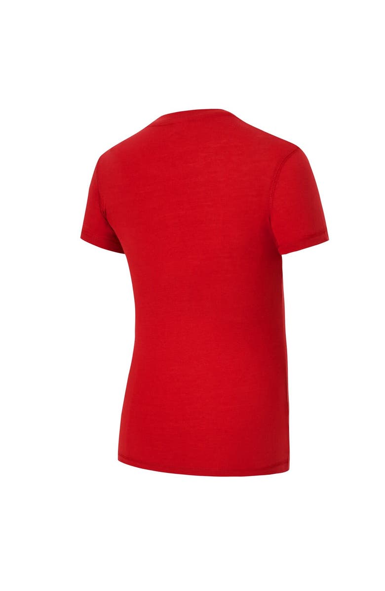 CONCEPTS SPORT Women's Concepts Sport  Scarlet/Black San Francisco 49ers Avondale T-Shirt & Pants Flannel PJ Set, Alternate, color, Scarlet