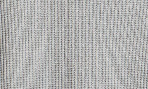 Caslonr Caslon(r) Long Sleeve Waffle Knit T-shirt In Gray