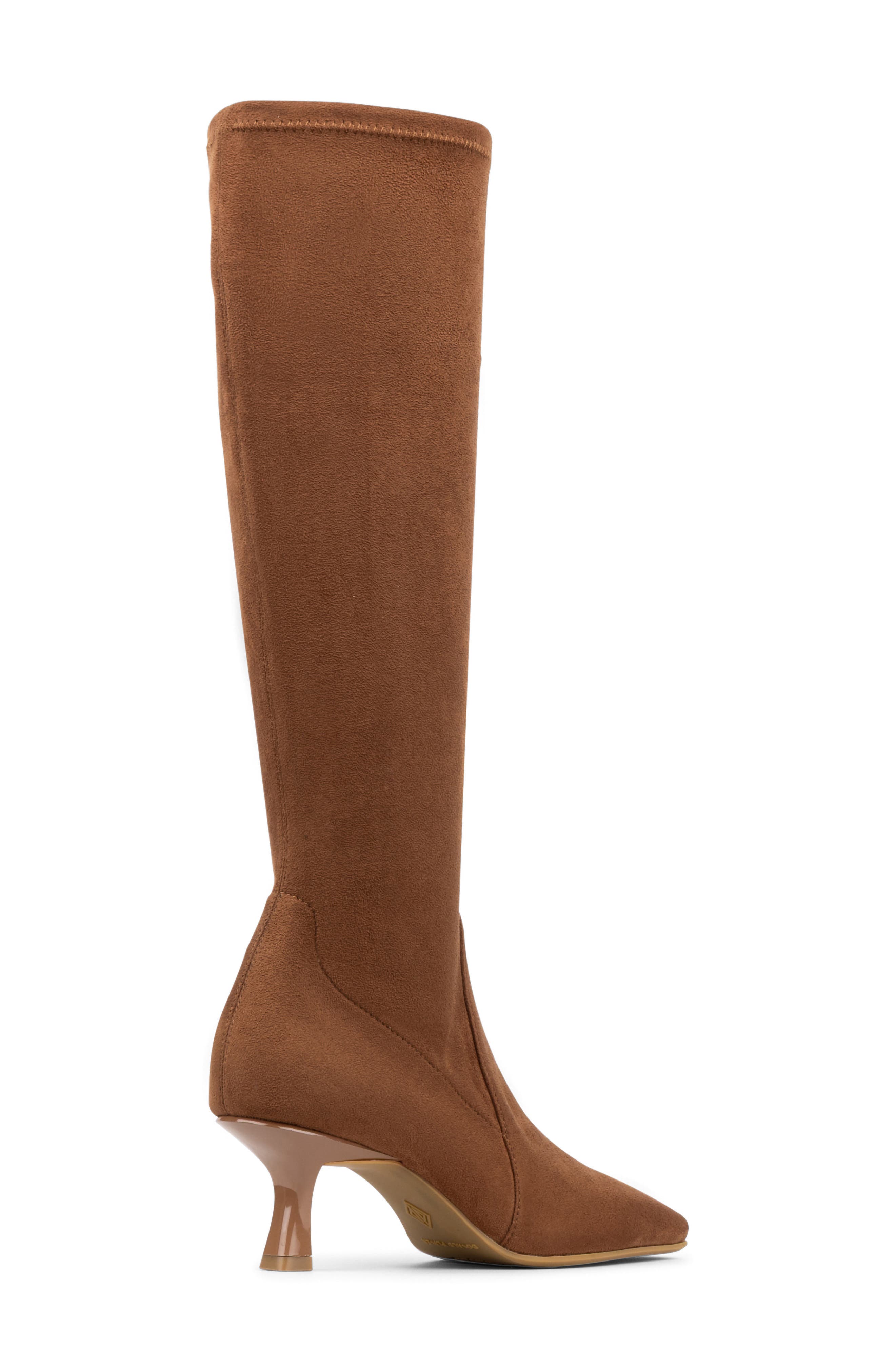 Foxi Knee High Boot, Alternate, color, SADDLE