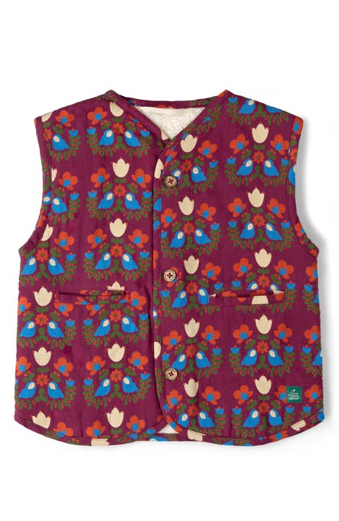 Folk Birds Reversible Vest