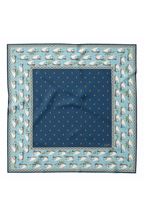 Ostia - Silk Pocket Square for Men