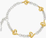 YOJ Loff Mix Metal Maxi Neckalce In Two Tone