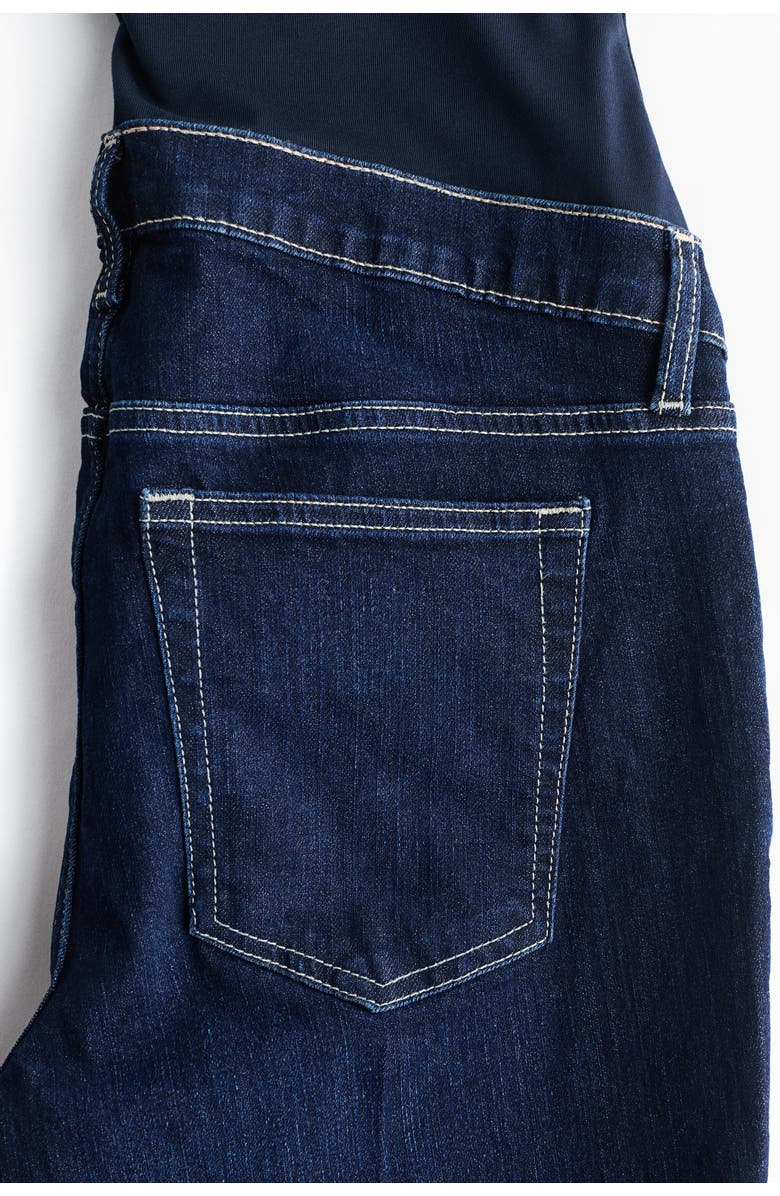 H&M Mama Flared Jeans, Alternate, color, Dark Denim Blue