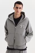 H&M Oversized Fit Boxy Zip-through Hoodie