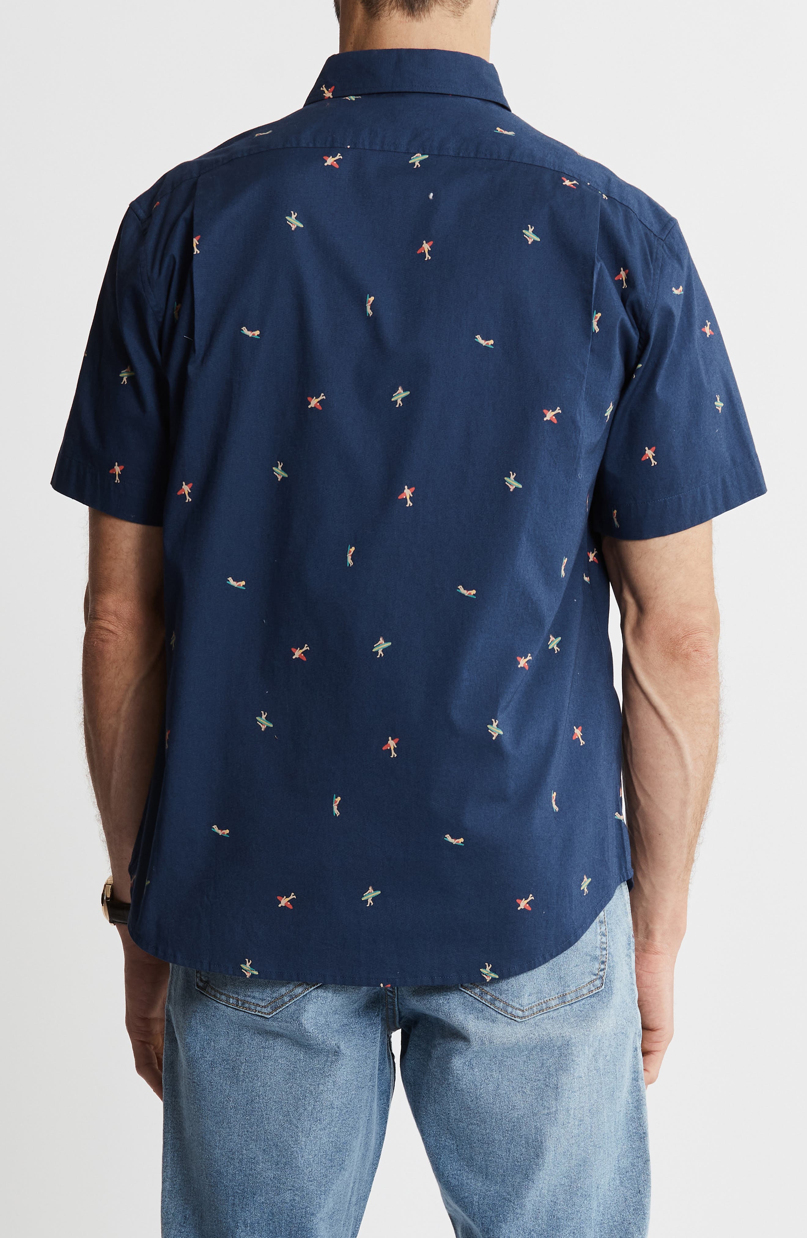 Bay Stretch Oxford Short Sleeve Shirt - image 2