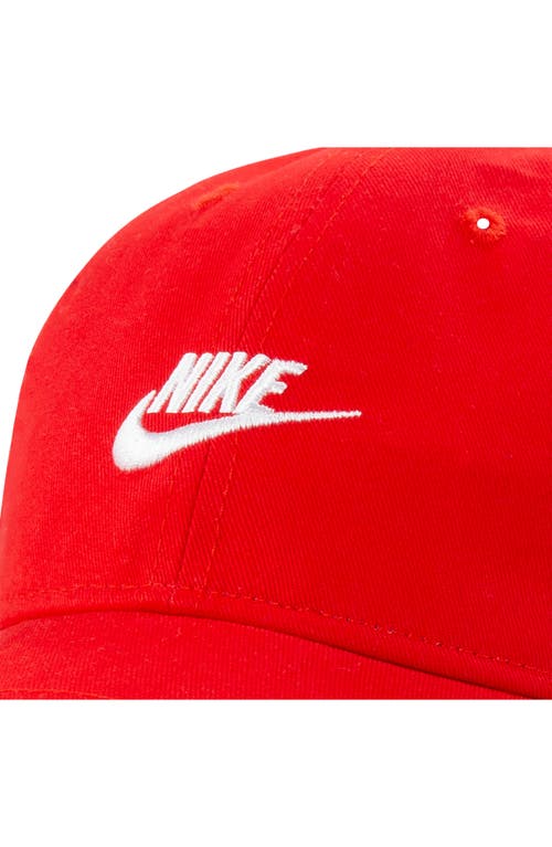 Nike Futura Curve Brim Baseball Cap In Red