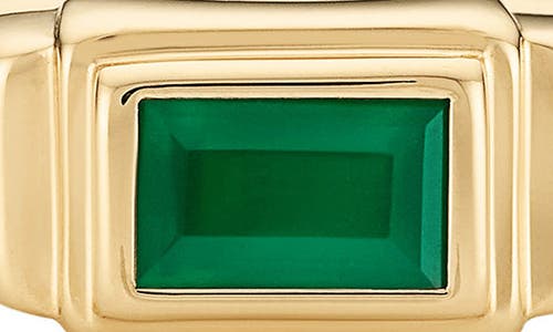 Monica Vinader Baja Deco Semiprecious Stone Ring