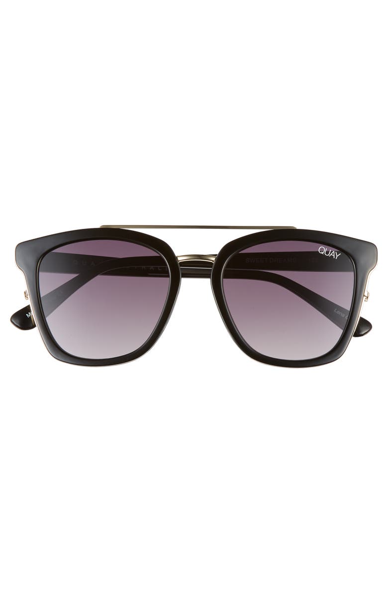 QUAY Sweet Dreams 55mm Square Sunglasses, Main, color,