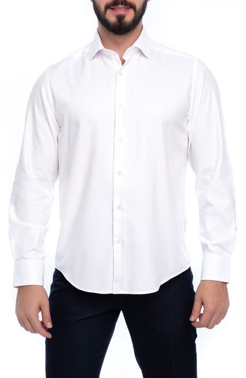 Barton Slim Fit Cotton Dress Shirt