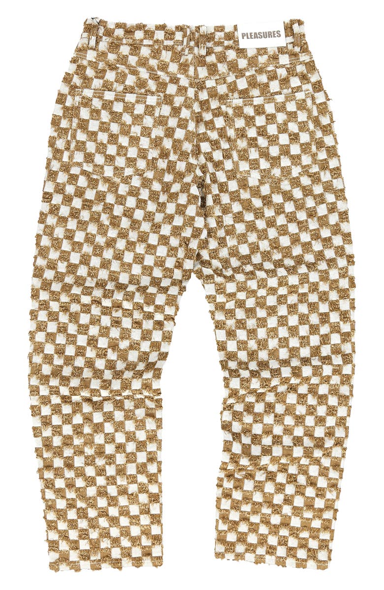 PLEASURES Curfew Checker Work Pants, Alternate, color,