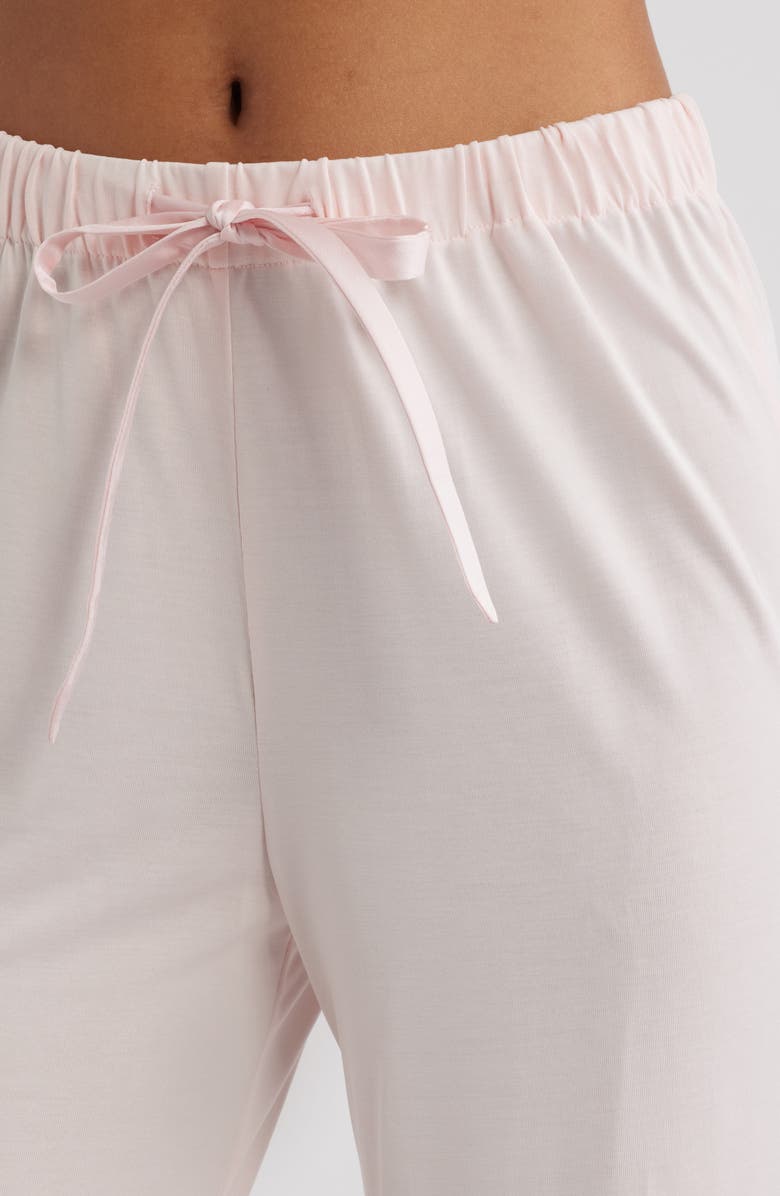 HOUSE OF CB Classic Soft Modal Blend Pajamas, Alternate, color, Pink