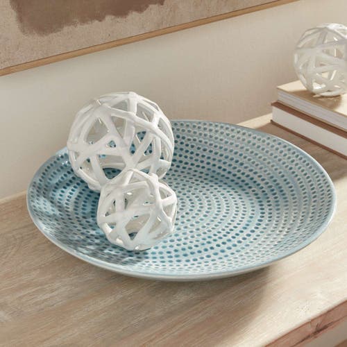 Napa Home & Garden Miro Decorative Plate In Blue