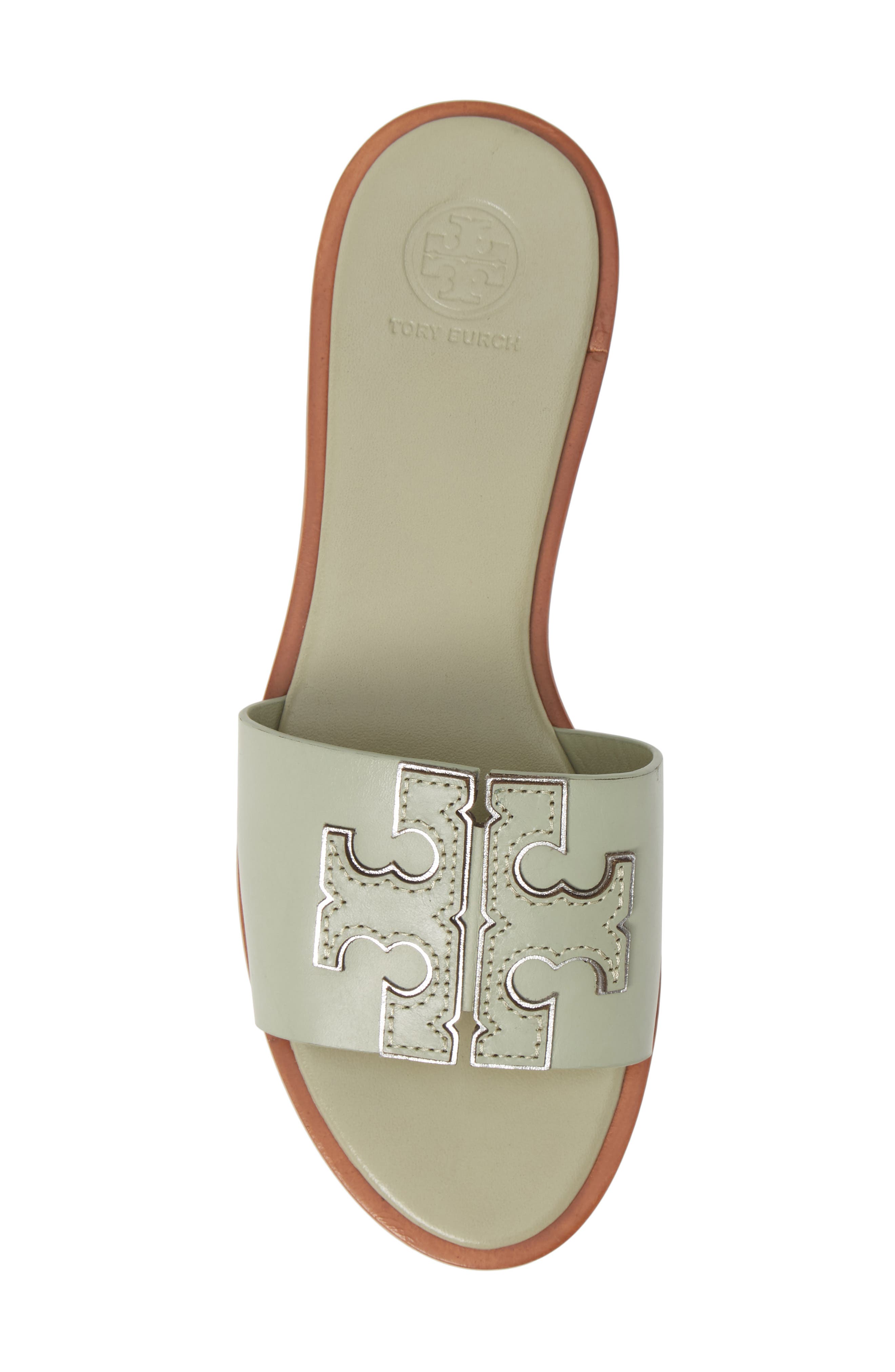 Ines Slide, Alternate, color, GARDEN SAGE / SILVER