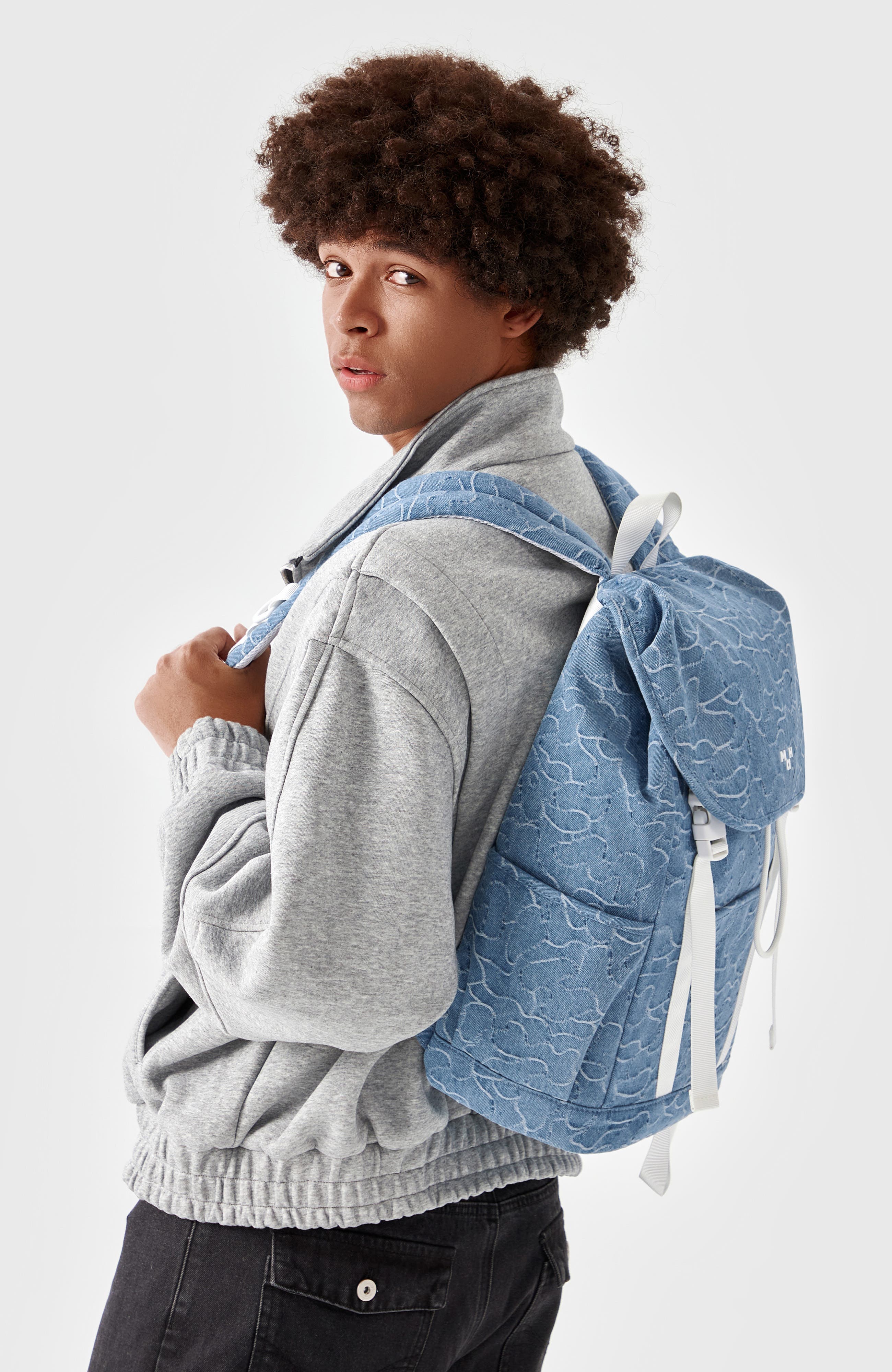 MaH Camouflage Denim Young Tour Backpack, Alternate, color, Camouflage Denim