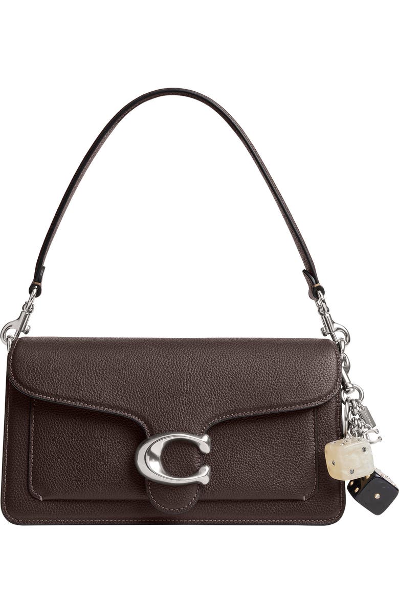 COACH Dice Bag Charm, Alternate, color, Silver Black Mult