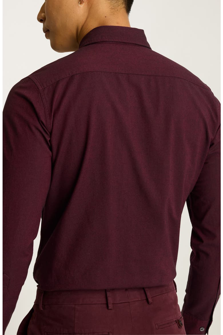 Stretch Oxford Button-Down Shirt, Alternate, color, SOLID OXFORD