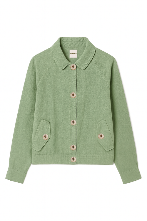 Vir Vita Béatrice Jacket In Green