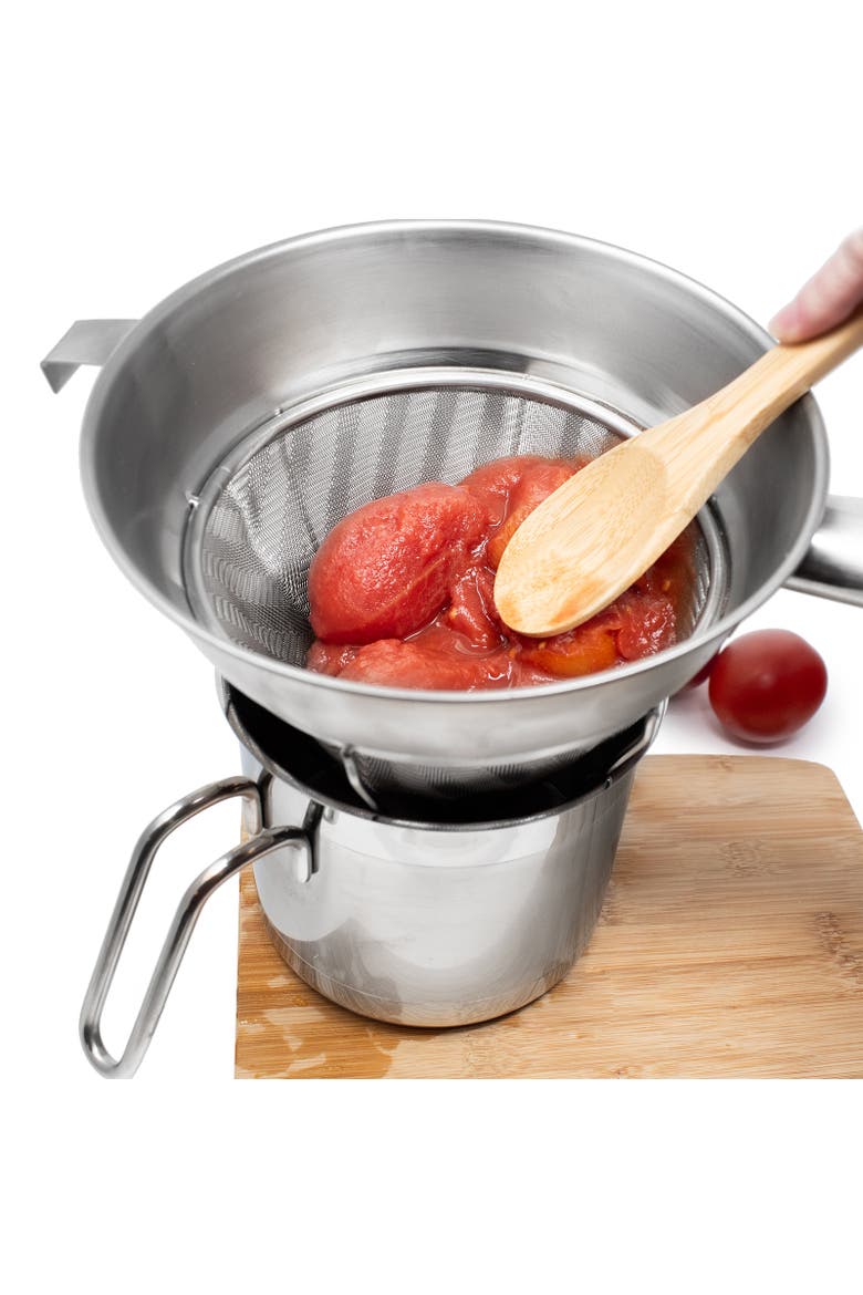 Stainless Steel Chinois/China Cap Strainer, Alternate, color, Silver