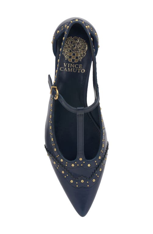 Vince Camuto Valkie Pointed Toe Flat In Blue