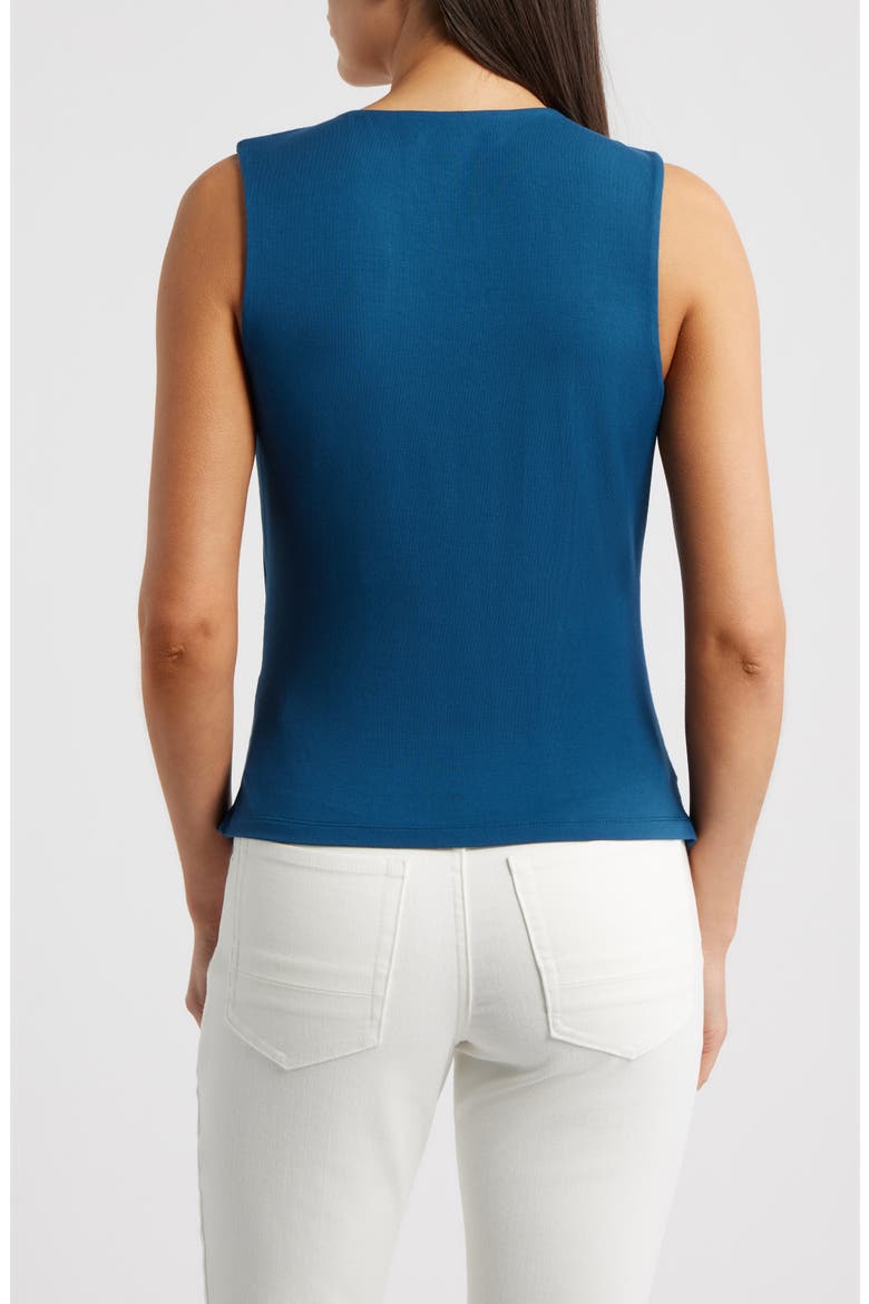 Asymmetric Neck Sleeveless Top, Alternate, color, BLUE OPAL