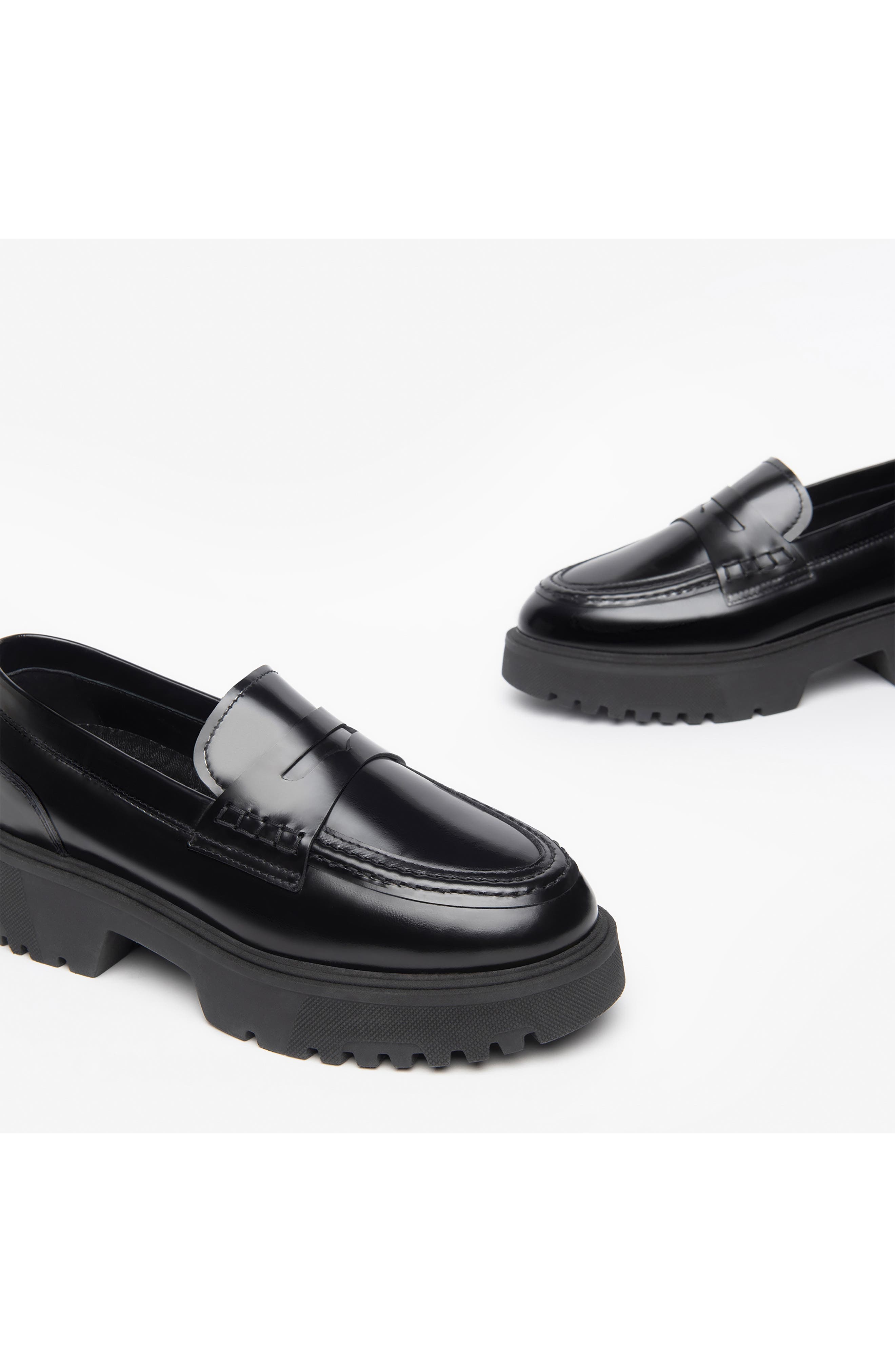 NeroGiardini Lug Sole Penny Loafer, Alternate, color, 