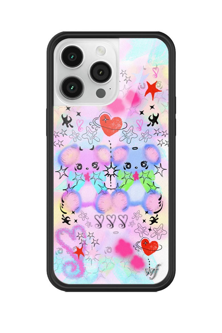 Cotton Candy Teddies iPhone Case, Alternate, color, Purple