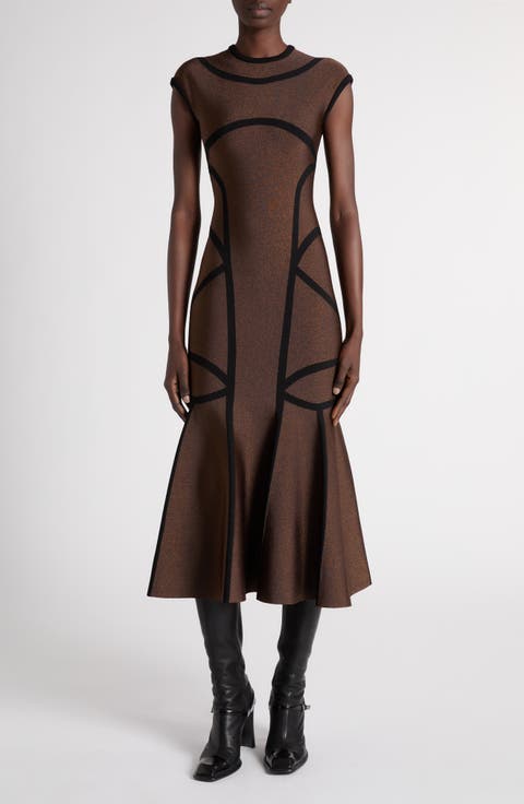 Volume Midi Dress