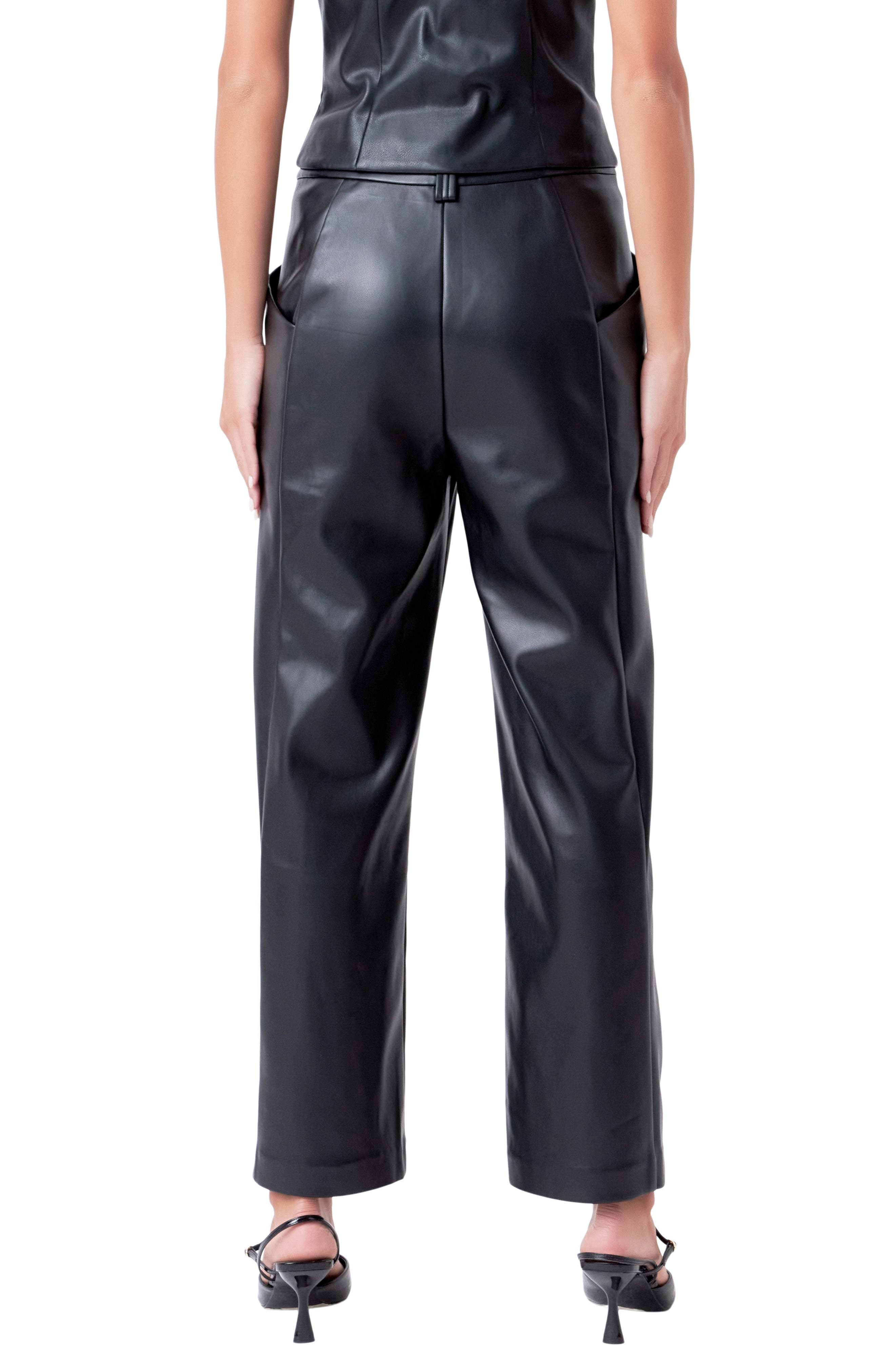 Faux Leather Pants - image 2