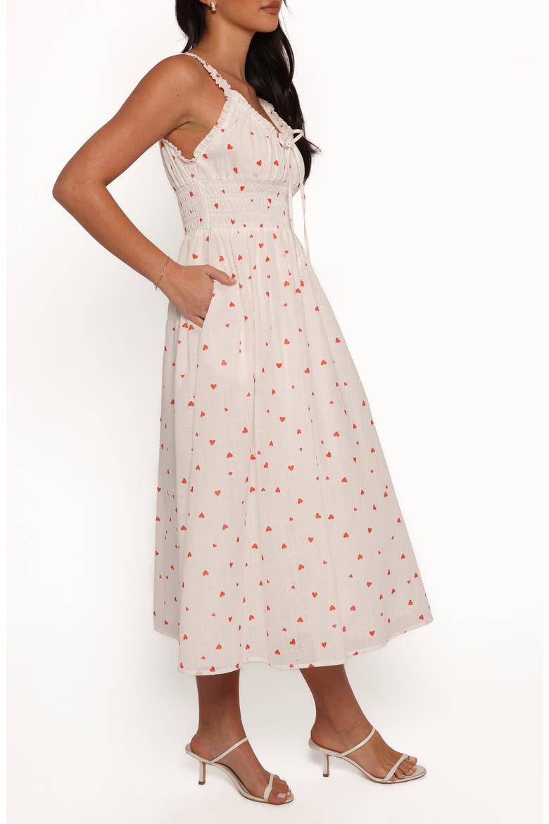 Auguste Smocked Milkmaid Sundress, Alternate, color, DITSY HEART