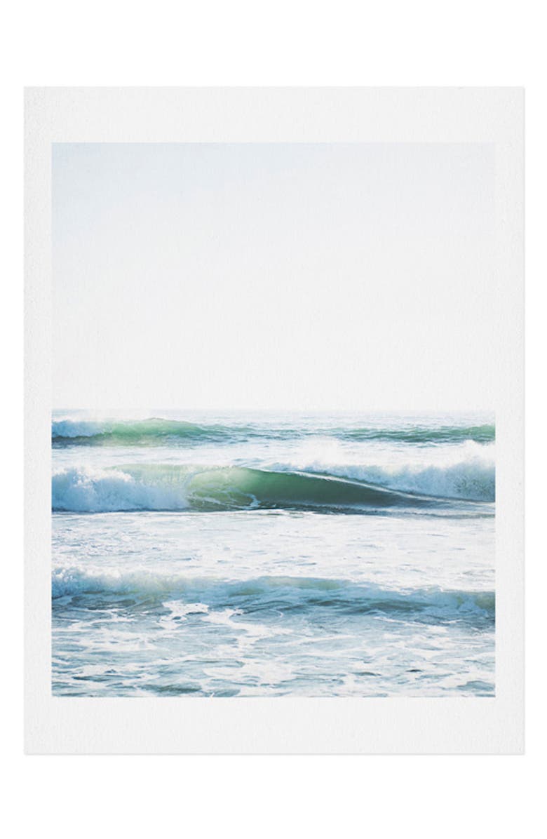Deny Designs Bree Madden - Ride Waves Art Print, Main, color, 