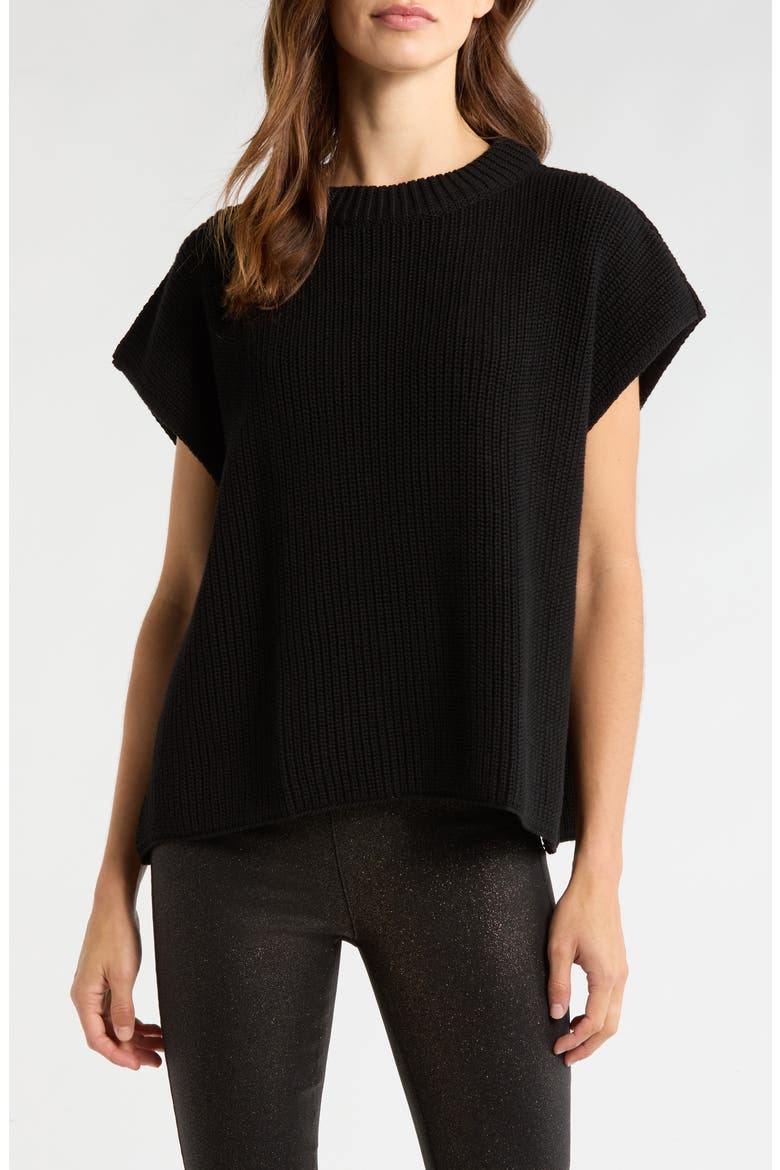 Montecito Sweater Vest, Main, color, BLACK