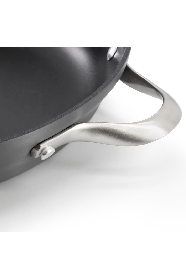 Signature Hard-Anodized Nonstick 12-Inch Everyday Pan with Cover, Alternate, color, Black